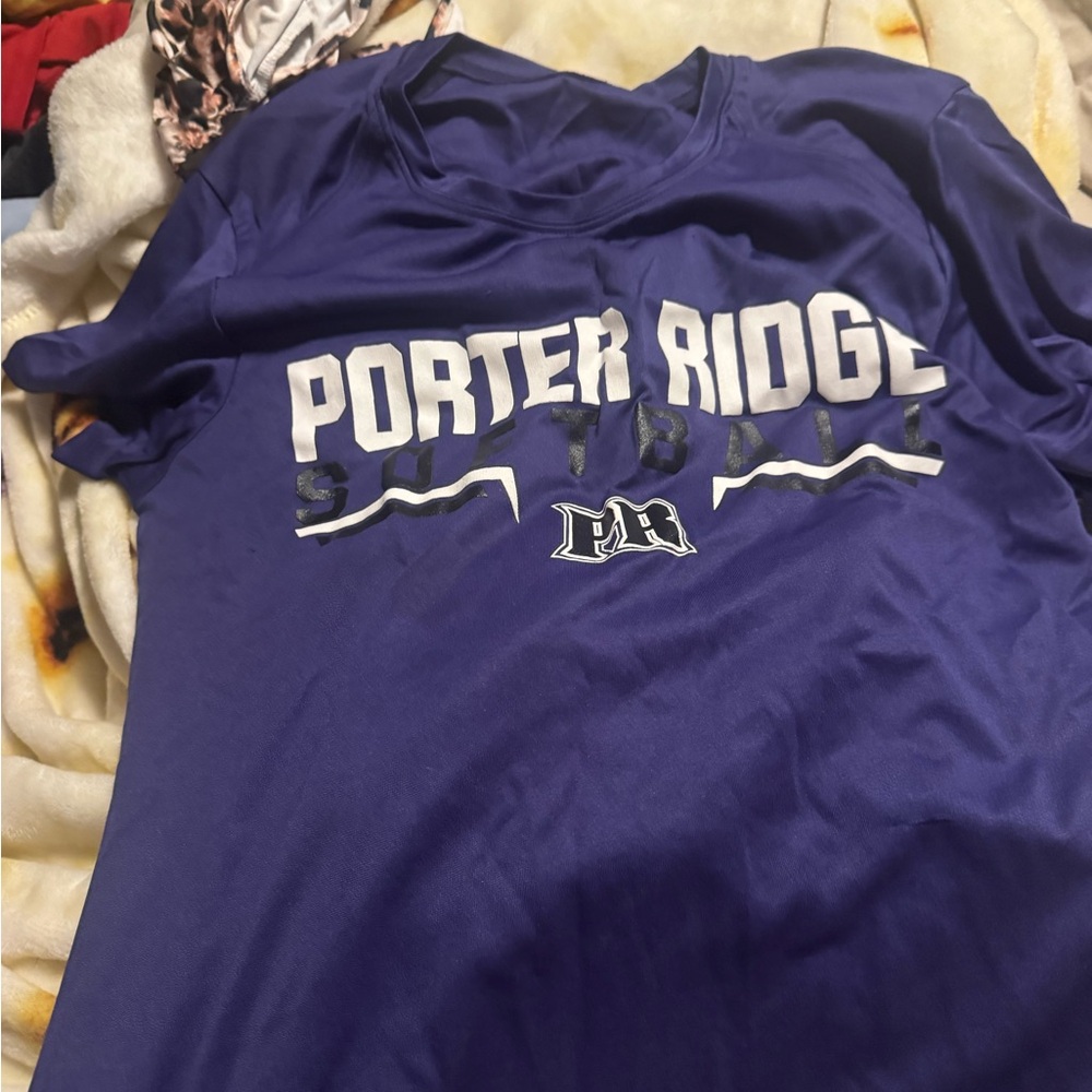Men's Short Sleeve Purple Tee
